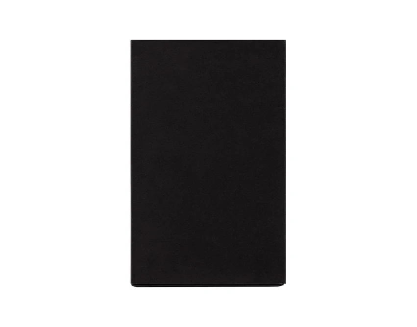 Czarny notes A5 z długopisem Abrantes w pudełku z logo