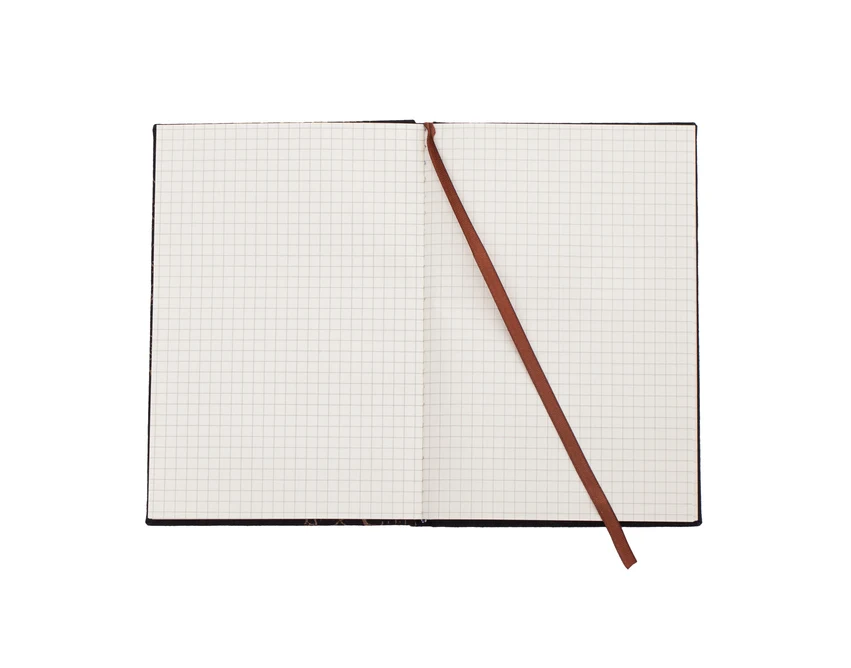 Brązowy zestaw Porto: notes lniany + bambusowy długopis