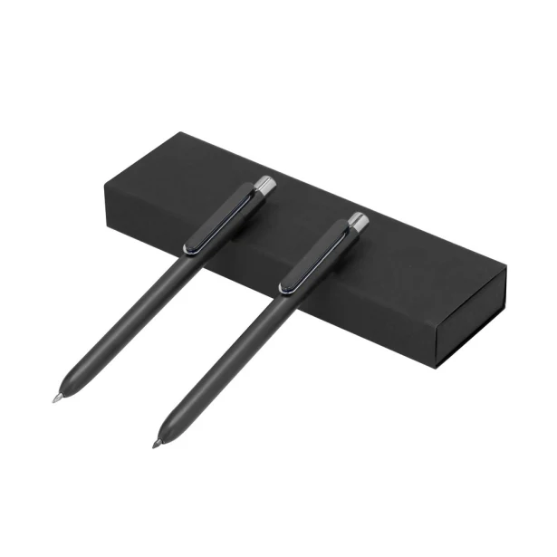 Czarny zestaw piśmienniczy RABS długopis i wieczny ołówek
