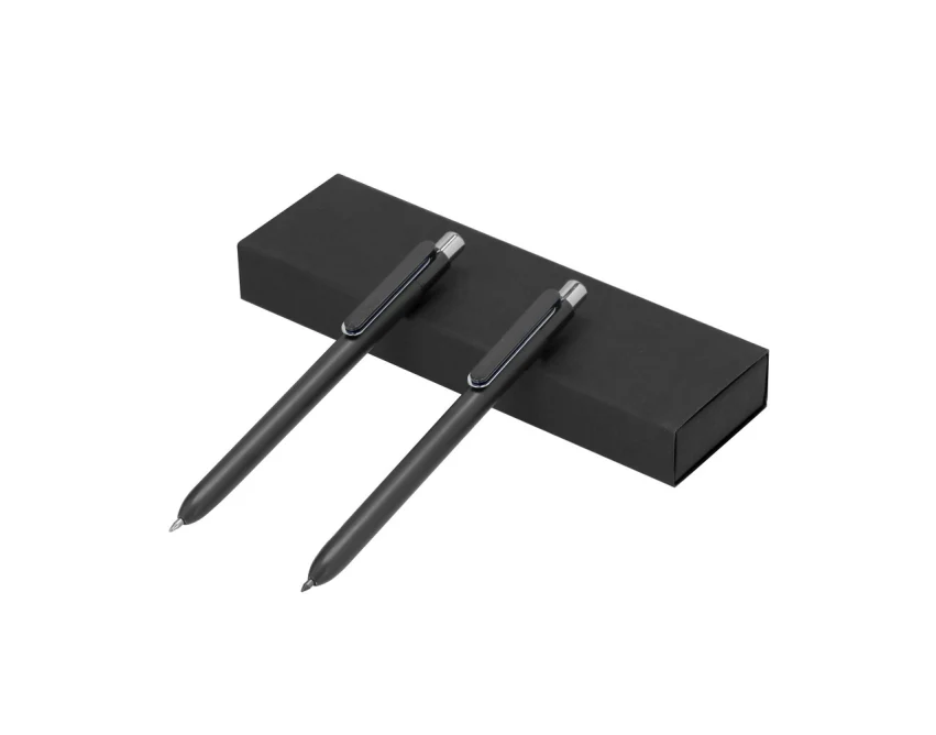 Czarny zestaw piśmienniczy RABS długopis i wieczny ołówek