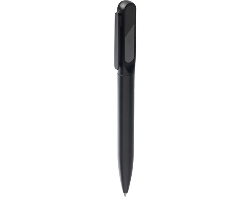 Czarny zestaw prezentowy: termos RPET, notatnik, długopis