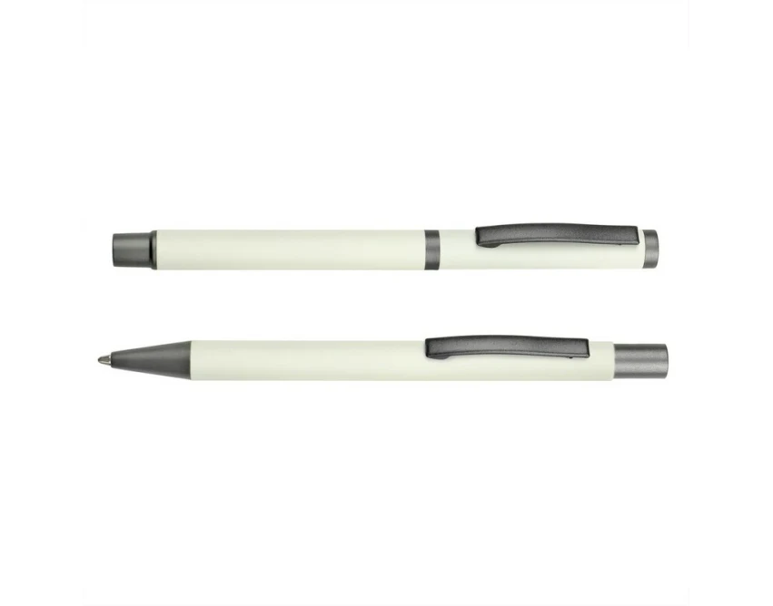 Elliot – biały zestaw piśmienniczy z grawerem w etui