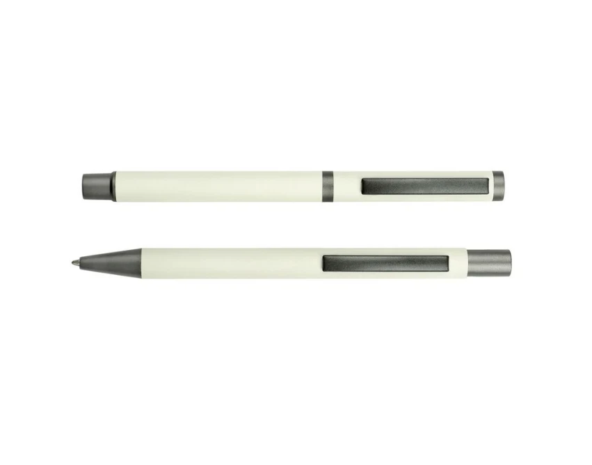 Elliot – biały zestaw piśmienniczy z grawerem w etui