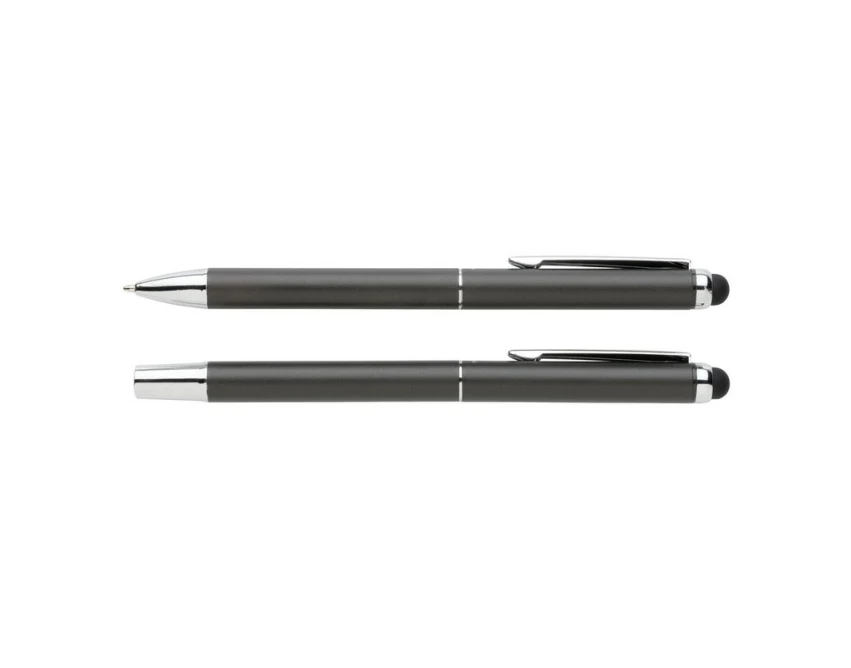 Swiss Peak czarny zestaw piśmienniczy długopis i pióro kulkowe