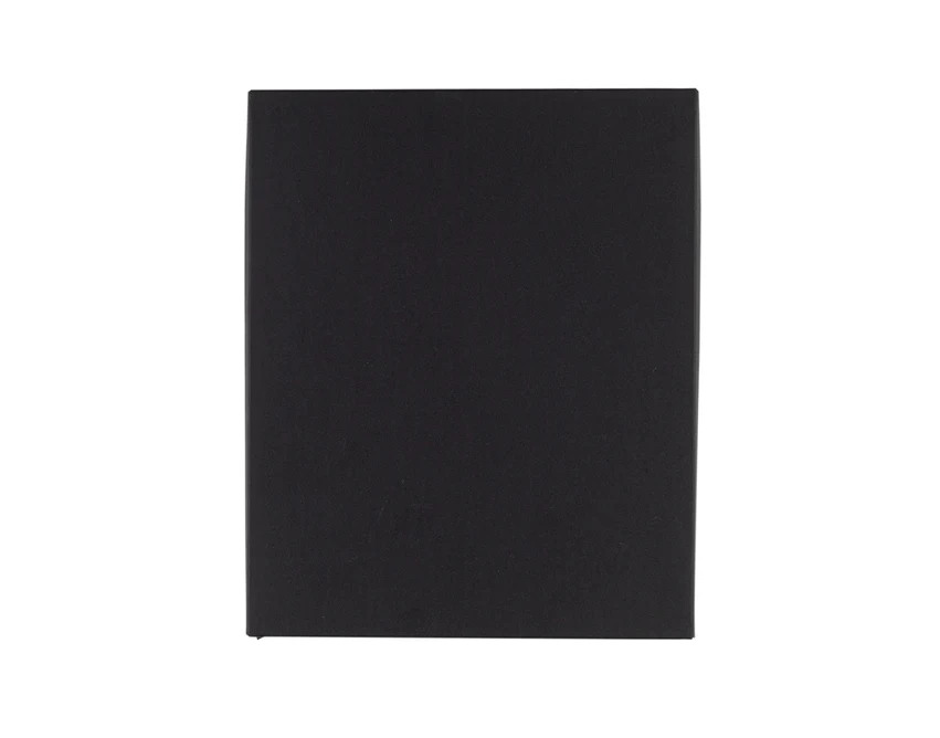 Czarny notes A5 RPET z długopisem w pudełku Plata
