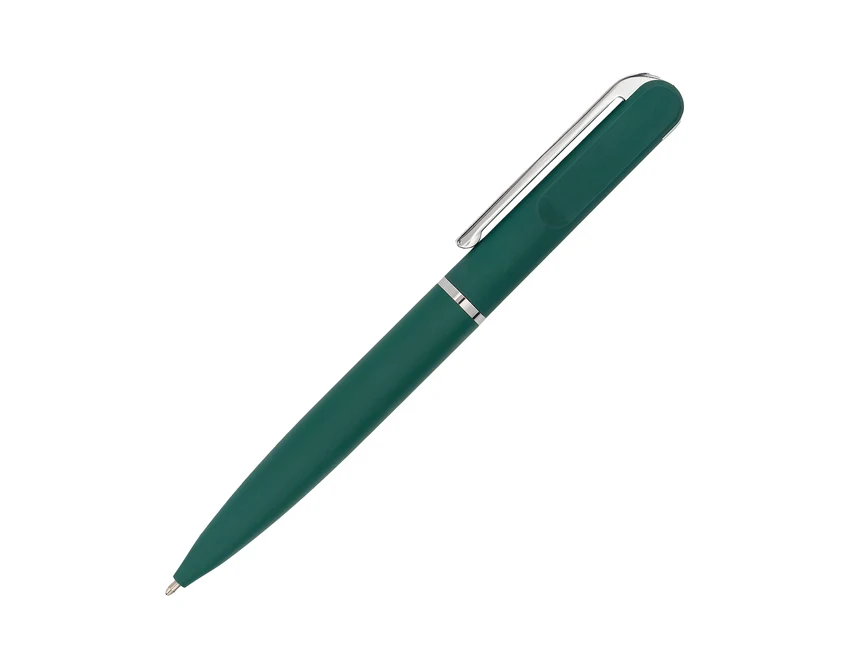 Długopis reklamowy Saba ciemnozielony w etui z grawerem