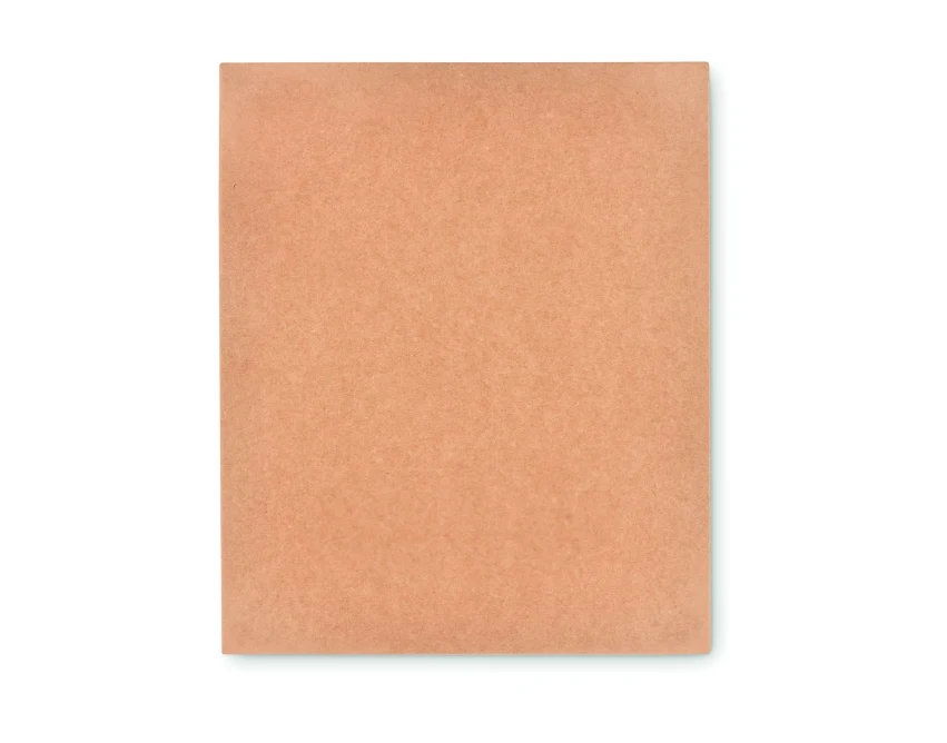 Beżowy notes A5 z korka i długopis eco z logo firmy