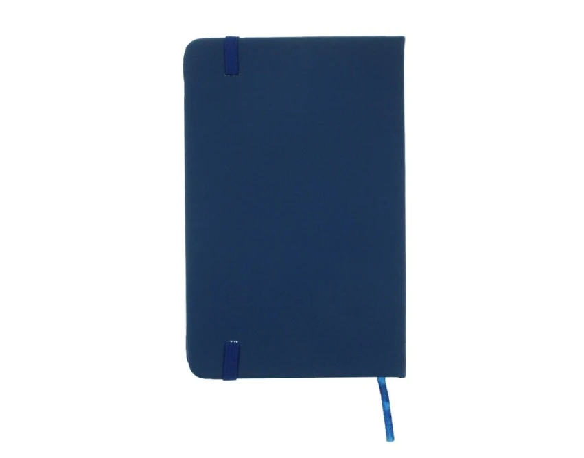 Granatowy notes firmowy A6 Bridget, twarda okładka PU, 192 strony