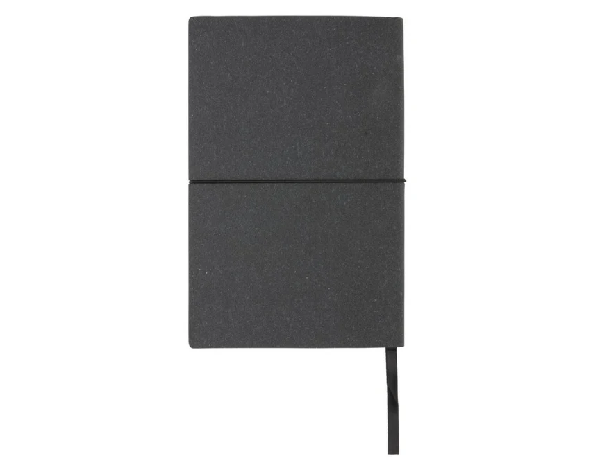 Notes skórzany A5 szary z recyklingu z grawerem logo