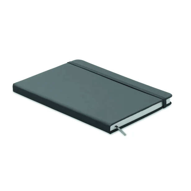 Arconot notes A5 z logo stone grey z gumką