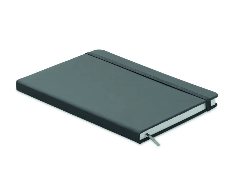 Arconot notes A5 z logo stone grey z gumką
