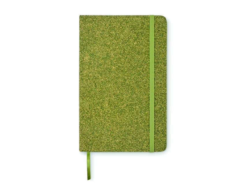 Ekologiczny notes A5 Chippewa z korka i fusów, zielony