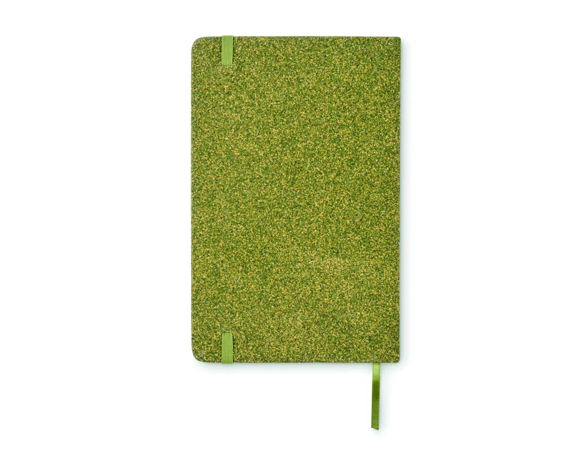 Ekologiczny notes A5 Chippewa z korka i fusów, zielony