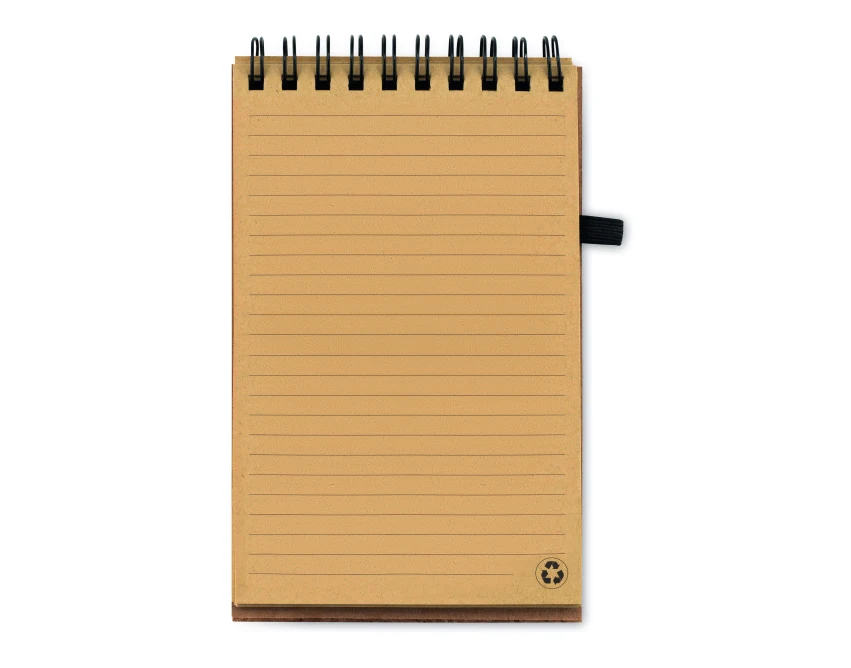 Korkowy notes A6 Sonoracork z czarną gumką i długopisem