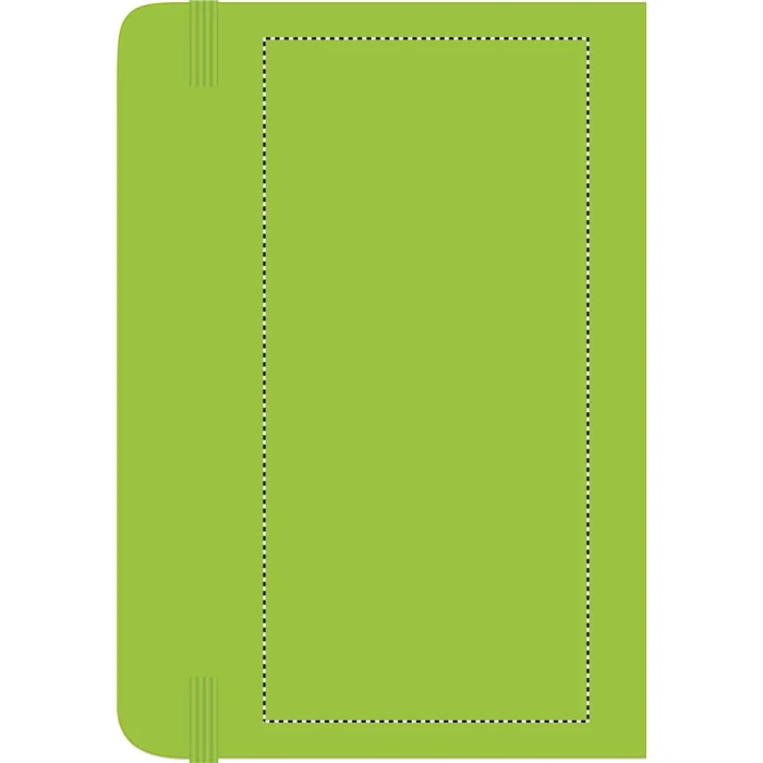Schemat znakowania dla Termotransfer odblaskowy - TR na gadżecie: Arconot notes A5 z logo FSC limonkowy