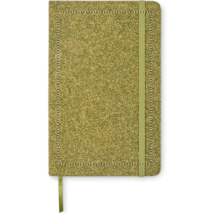 Schemat znakowania dla Termotransfer odblaskowy - TR na gadżecie: Ekologiczny notes A5 Chippewa z korka i fusów, zielony