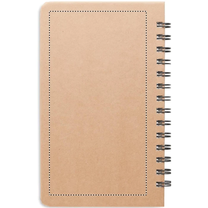 Schemat znakowania dla Sitodruk - S3 na gadżecie: Sosnowy notes A5 Grownotebook™ z nasionami i logo