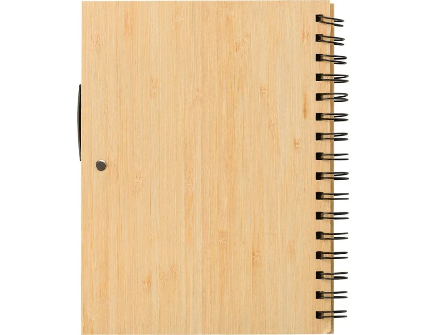 Bambusowy notatnik A5 z długopisem i personalizacją