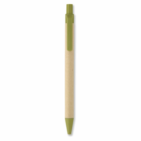Długopis z biodegradowalnej kukurydzy, limonkowy