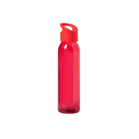 Szklana butelka sportowa 470 ml, czerwona