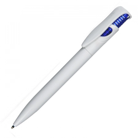 Długopis Fast, niebieski/biały 