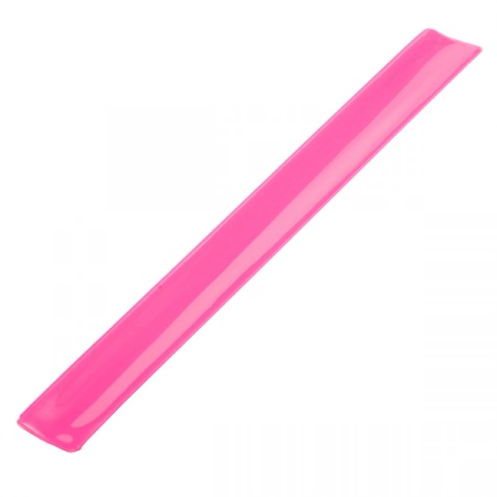 Opaska odblaskowa 30 cm, różowy 