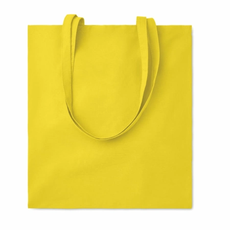 Bawełniana torba na zakupy w żółtym kolorze