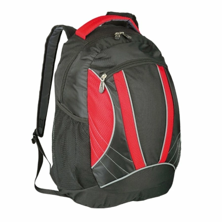 Plecak sportowy El Paso, czerwony/czarny