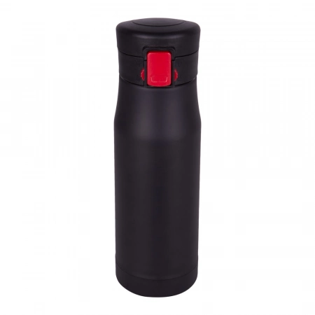 Kubek termiczny 550 ml Air Gifts, z możliwością graweru, czerwono czarny