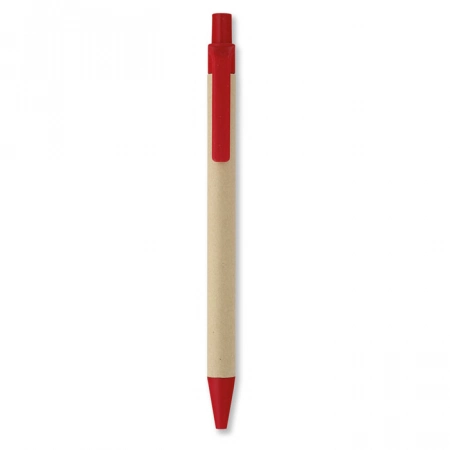 Długopis z biodegradowalnej kukurydzy, czerwony