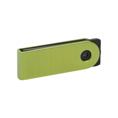 Niewielki, obrotowy pendrive SLIM - zielony