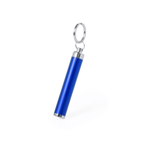 Granatowy brelok do kluczy z latarką (lampka 1 LED)