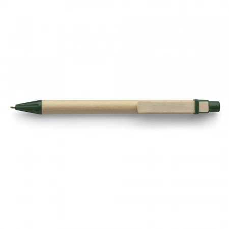 Papierowy długopis, zielony