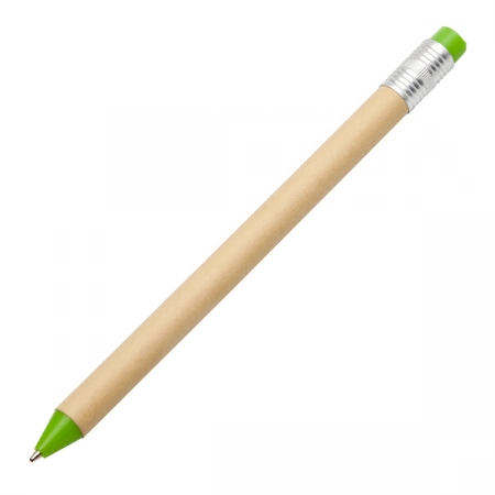 Długopis papierowy, wykonany z tektury, zielony 