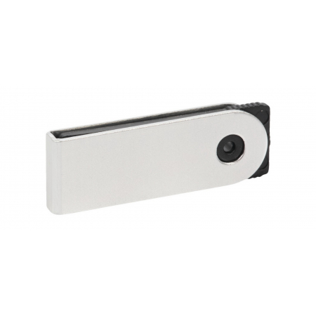 Niewielki, obrotowy pendrive SLIM - srebrny