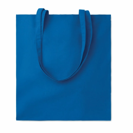 Bawełniana torba na zakupy w niebieskim kolorze