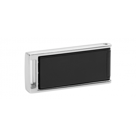 Elegancka pamięć USB z prostymi krawędziami - metalowo-plastikowy
