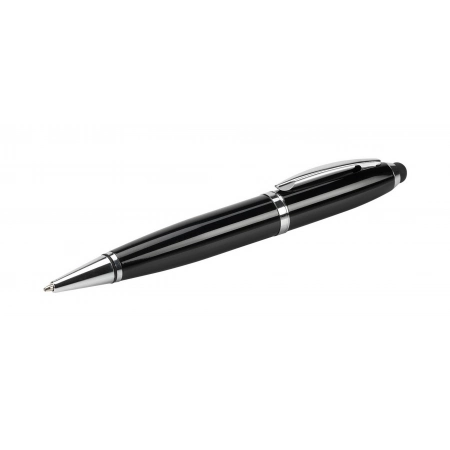 Pendrive długopis - czarny błyszczący