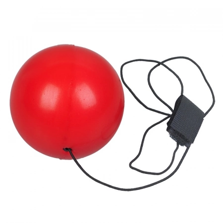 Piłeczka antystresowa w stylu Yo-Yo, czerwona