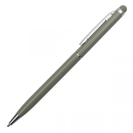 Długopis dotykowy z grawerem Touch Tip, szary 