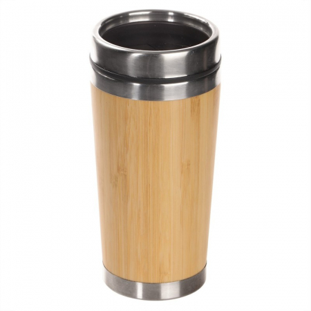 Bambusowy kubek termiczny do firmowego nadruku logo, 400 ml