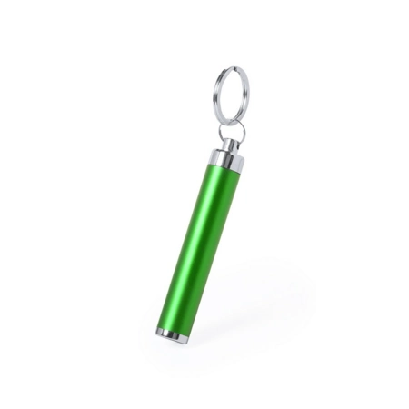 Zielony brelok do kluczy z latarką (lampka 1 LED)