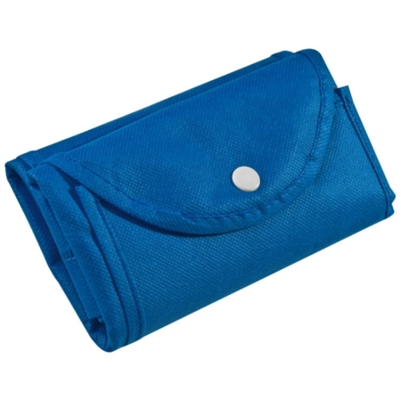 Składana torba na zakupy non-woven, niebieska