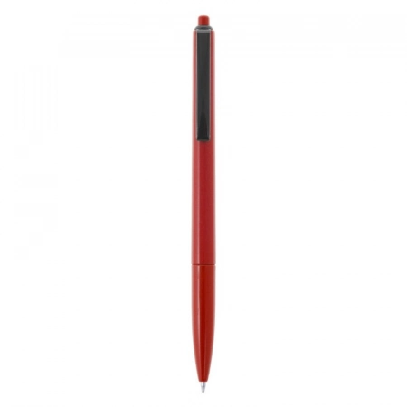 Czerwony długopis plastikowy