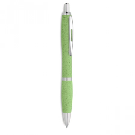 Długopis ekologiczny ze słomy pszennej, zielony