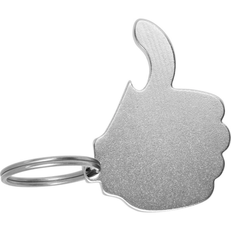Srebrny brelok z otwieraczem w kształcie kciuka