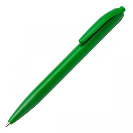 Zielony, tani długopis z plastiku Supple