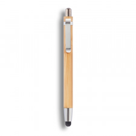 Bambusowy długopis z gumką touch pen, grawer lub nadruk logo
