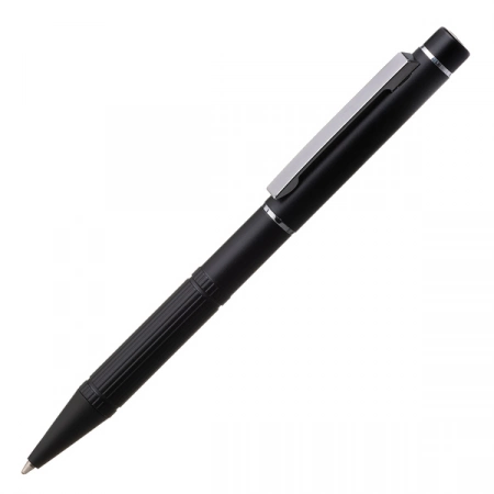 Długopis ze wskaźnikiem laserowym, elegancki grawer logo - czarny kolor