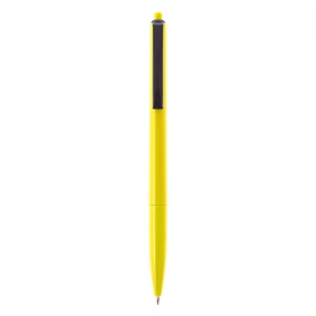 Żółty długopis plastikowy